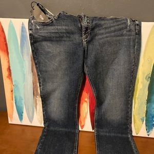 NWT Silver Jeans Suki slim boot 36x33